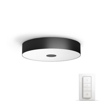 Philips Hue Ambiance White Fair Lampa Sufitowa LED Czarny, 1-punktowy, Zdalne sterowanie