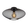 Lucide MESH Lampa Sufitowa Czarny, 1-punktowy