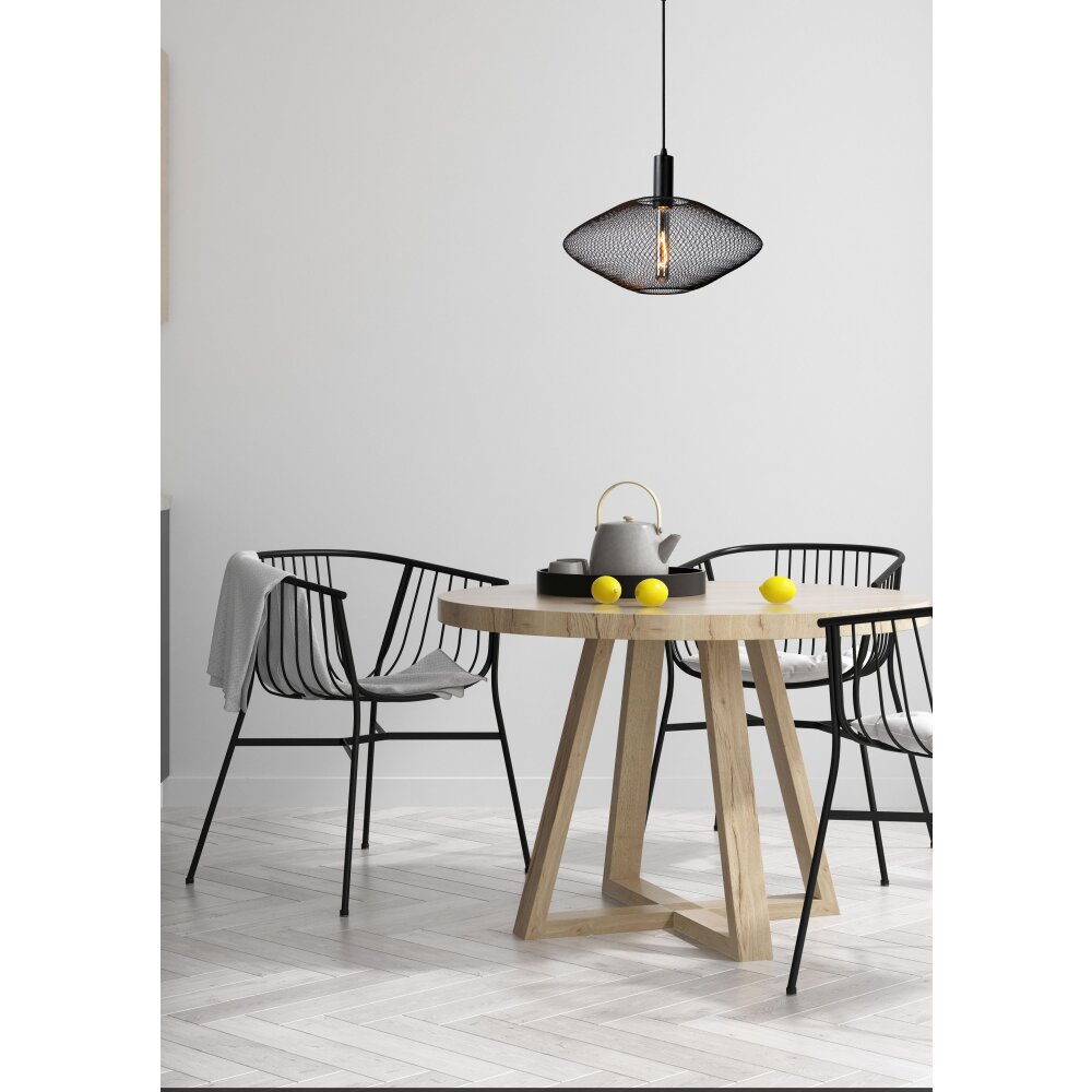 Lucide MESH Lampa Wisząca Czarny, 1-punktowy main product photo
