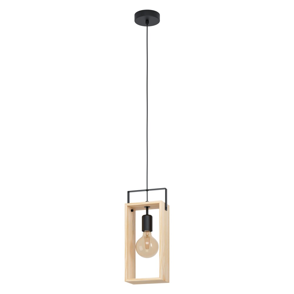 Eglo FAMBOROUGH Lampa Wisząca Brązowy, Czarny, 1-punktowy main product photo