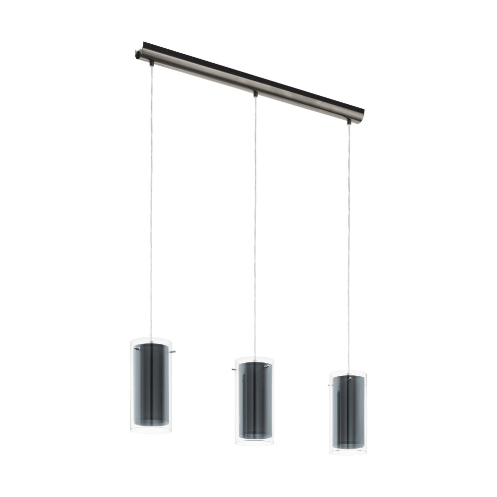 Eglo PINTO Lampa Wisząca Nikiel matowy, 3-punktowe main product photo