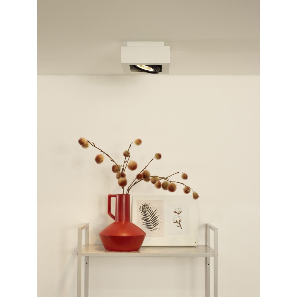 Lucide ZEFIX Reflektor sufitowy LED Biały, 1-punktowy main product photo
