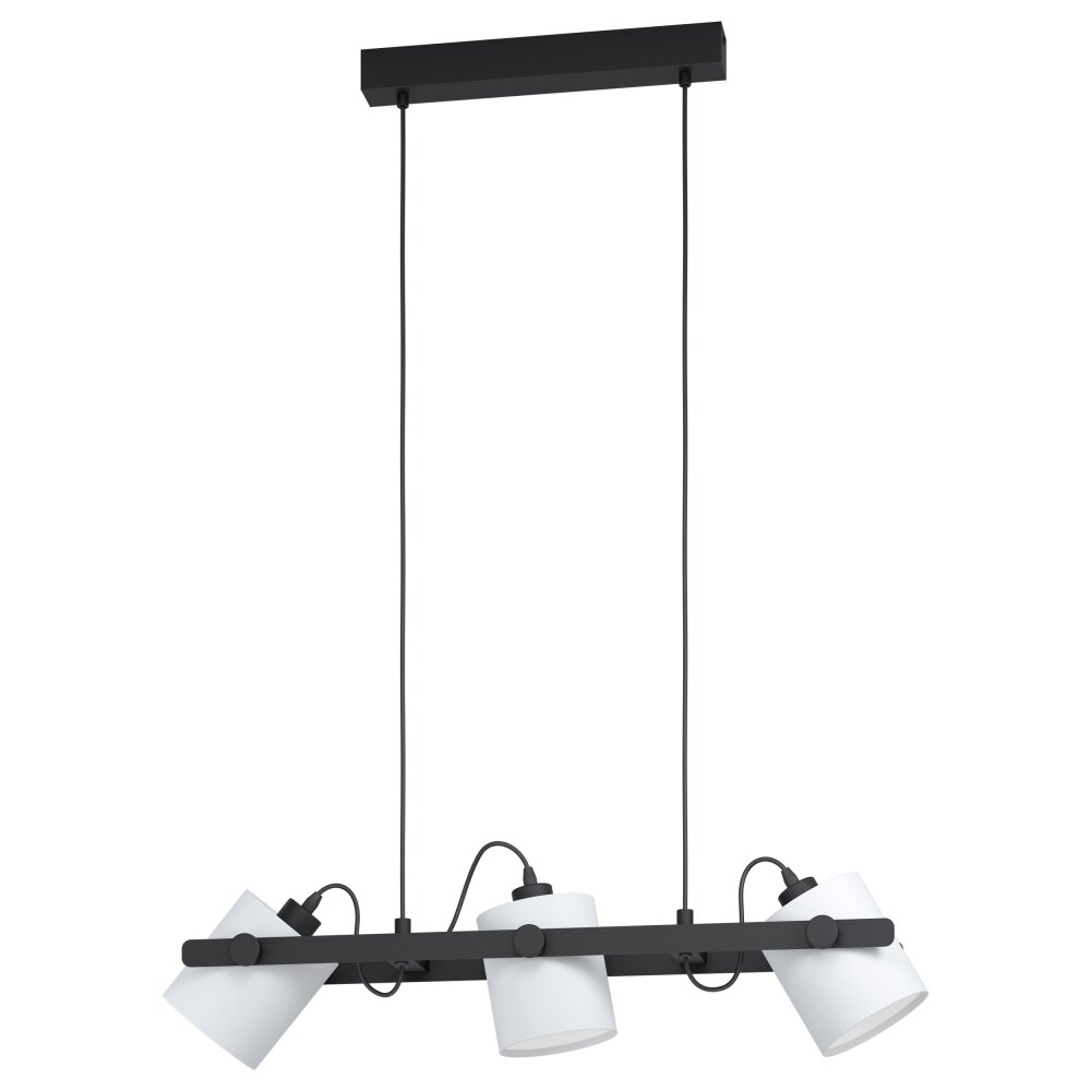Eglo HORNWOOD Lampa Wisząca Czarny, 3-punktowe main product photo