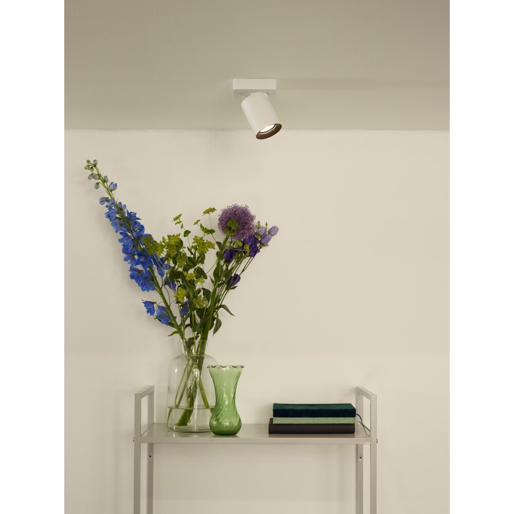 Lucide NIGEL Reflektor sufitowy LED Biały, 1-punktowy main product photo