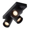 Lucide NIGEL Reflektor sufitowy LED Czarny, 3-punktowe