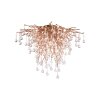 Paul Neuhaus ICICLE Lampa Sufitowa Stary mosiądz, 9-punktowe
