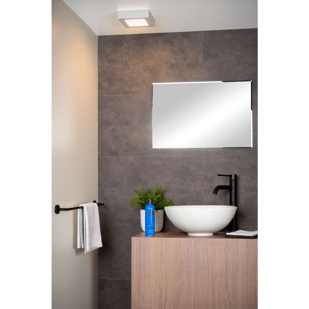 Lucide BRICE Lampa Sufitowa LED Biały, 1-punktowy main product photo