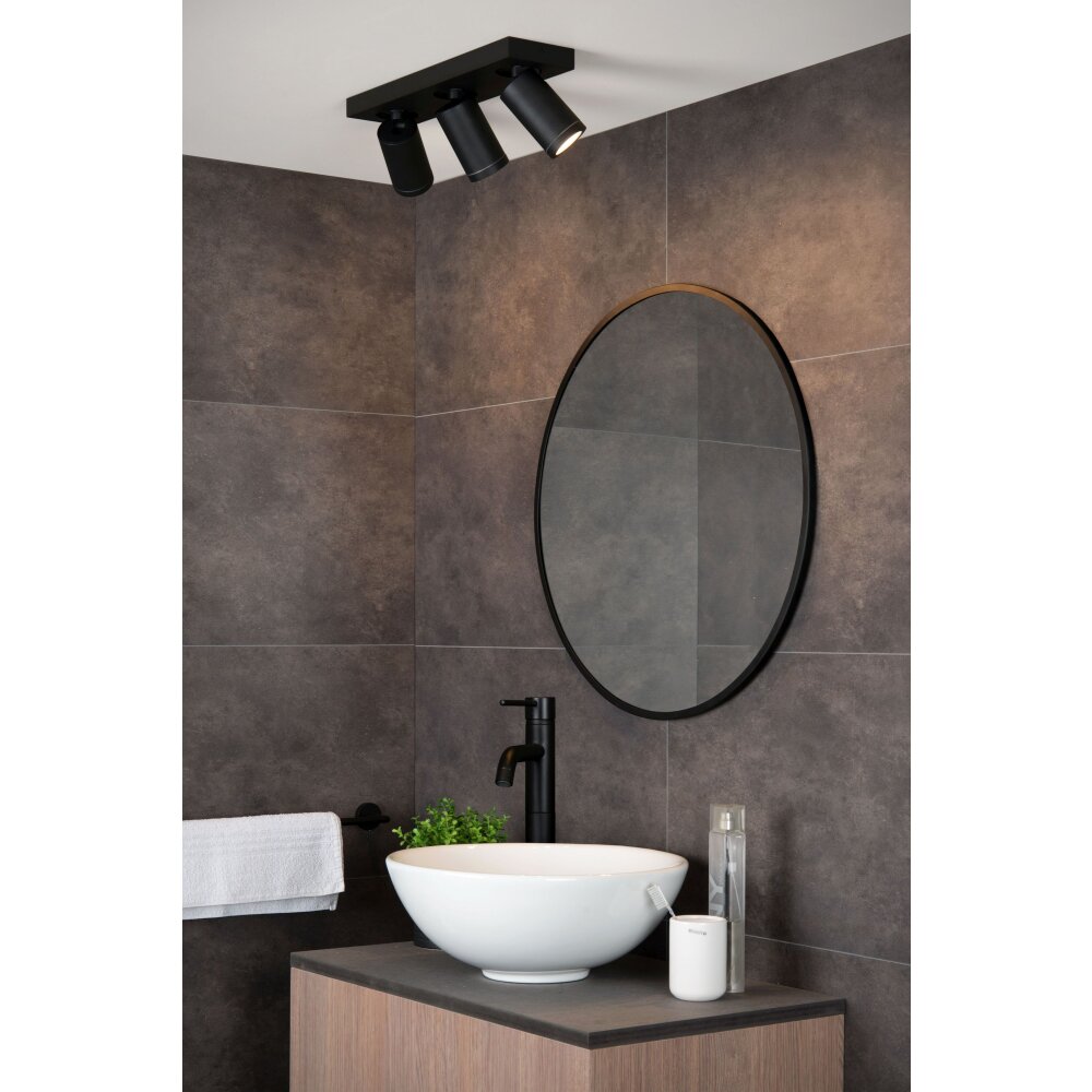 Lucide TAYLOR Reflektor sufitowy LED Czarny, 3-punktowe main product photo