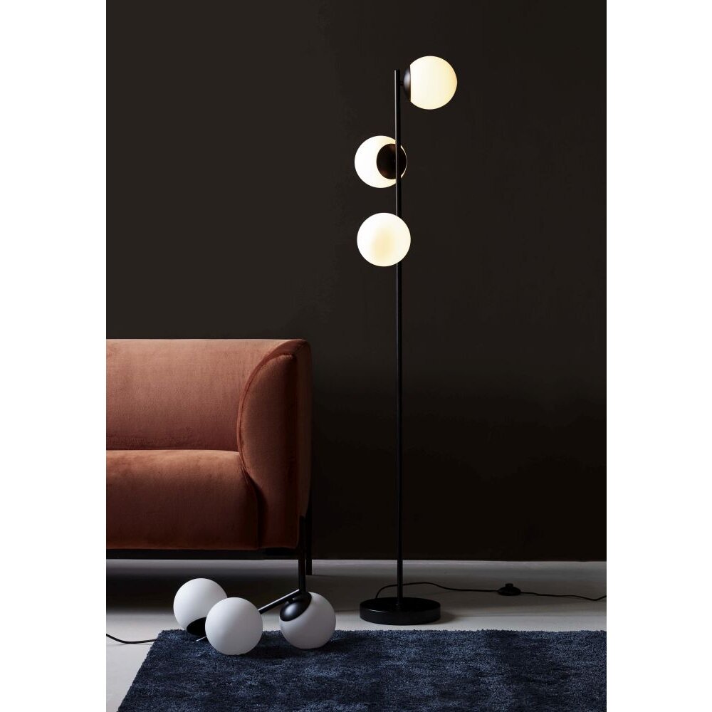 Nordlux LILLY Lampa Stojąca Czarny, 3-punktowe main product photo