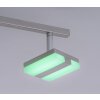 Leuchten-Direkt SABI Lampa Sufitowa LED Nikiel matowy, 6-punktowe, Zdalne sterowanie, Zmieniacz kolorów