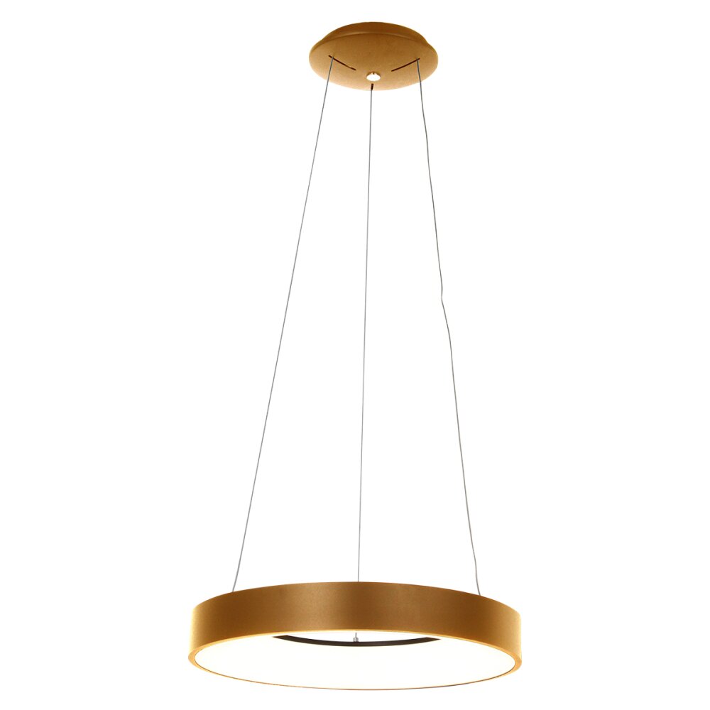 Steinhauer Ringlede Lampa Wisząca Złoty, Biały, 1-punktowy main product photo