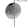 Steinhauer Tallerken Lampa ścienna LED Stal nierdzewna, Biały, 1-punktowy