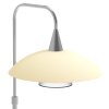 Steinhauer Tallerken lampka nocna LED Stal nierdzewna, Biały, 1-punktowy