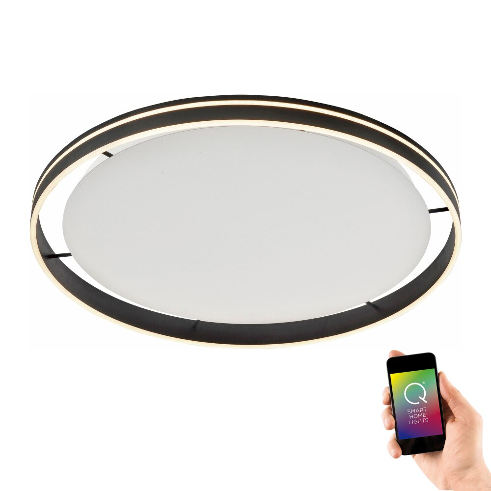 Paul Neuhaus Q-VITO Lampa Sufitowa LED Antracytowy, 1-punktowy, Zdalne sterowanie main product photo