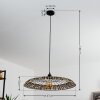 Musuku Lampa Wisząca czarny, 1-punktowy