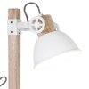 Steinhauer Gearwood Lampa Stojąca Ciemne drewno, Biały, 1-punktowy