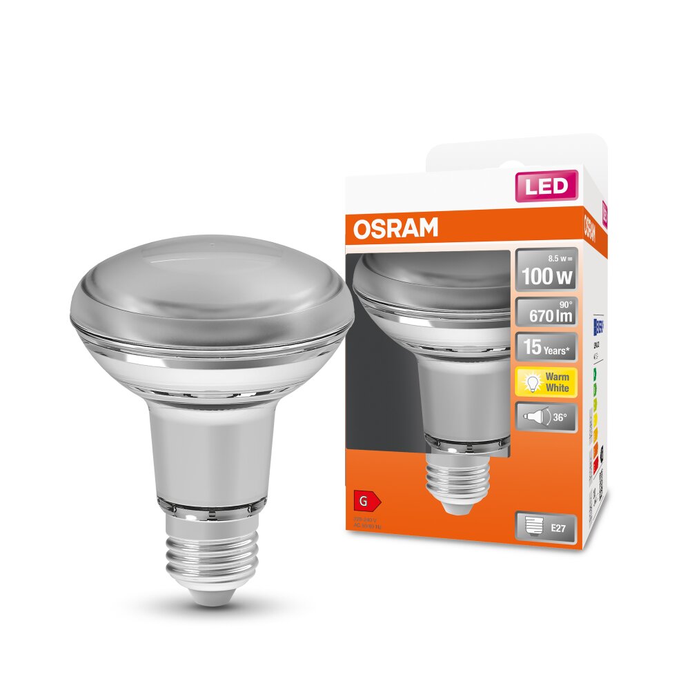 Osram LED E27 9,1 Watt 2700 Kelvin 670 Lumen main product photo