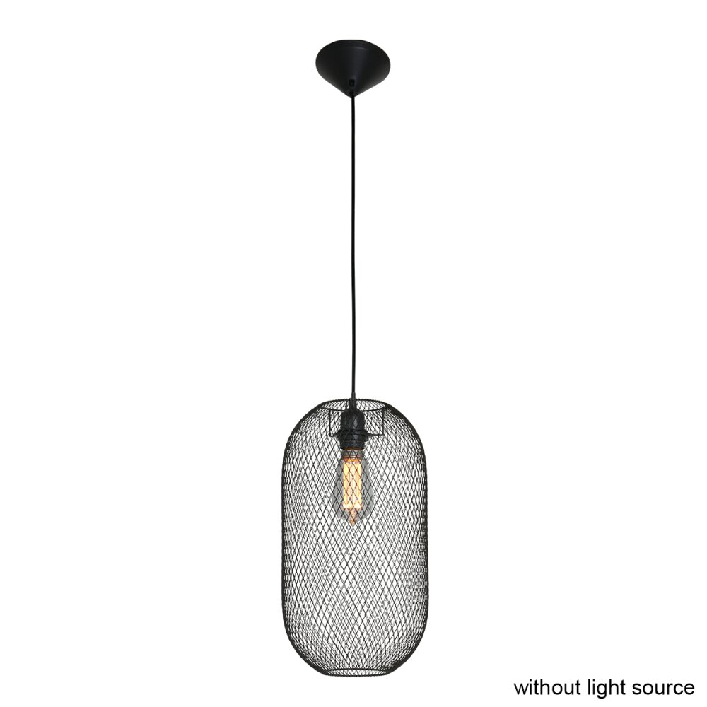Steinhauer Bodine Lampa Wisząca Czarny, 1-punktowy main product photo