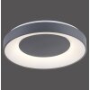 Leuchten-Direkt ANIKA Lampa Sufitowa LED Antracytowy, 1-punktowy, Zdalne sterowanie