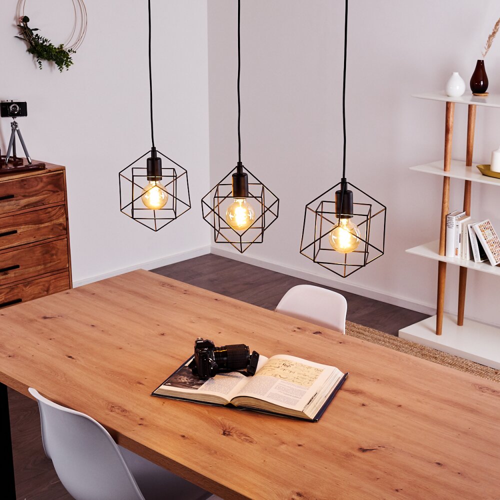 Pinguro Lampa Wisząca Czarny, 3-punktowe main product photo