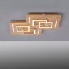 Paul Neuhaus Q-LINEA Lampa Sufitowa LED Jasne drewno, 8-punktowe, Zdalne sterowanie