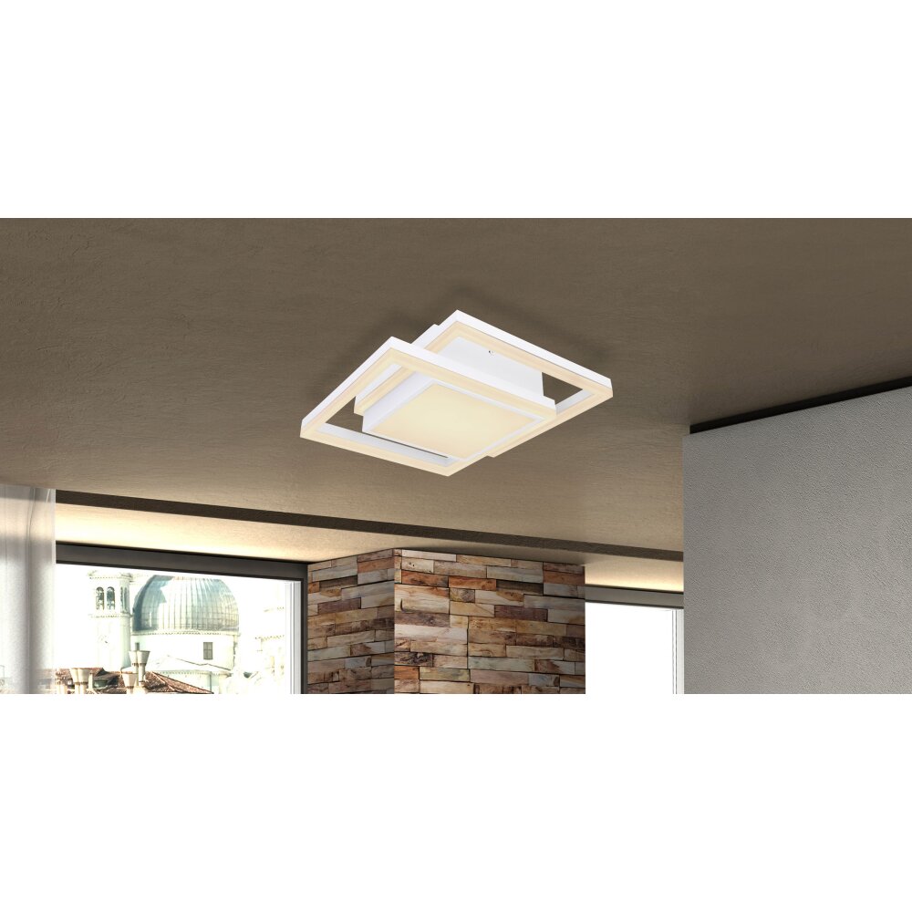 Globo SQUARES Lampa Sufitowa LED Biały, 1-punktowy main product photo