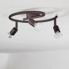 Planes Lampa Sufitowa LED Rdzawy, 3-punktowe