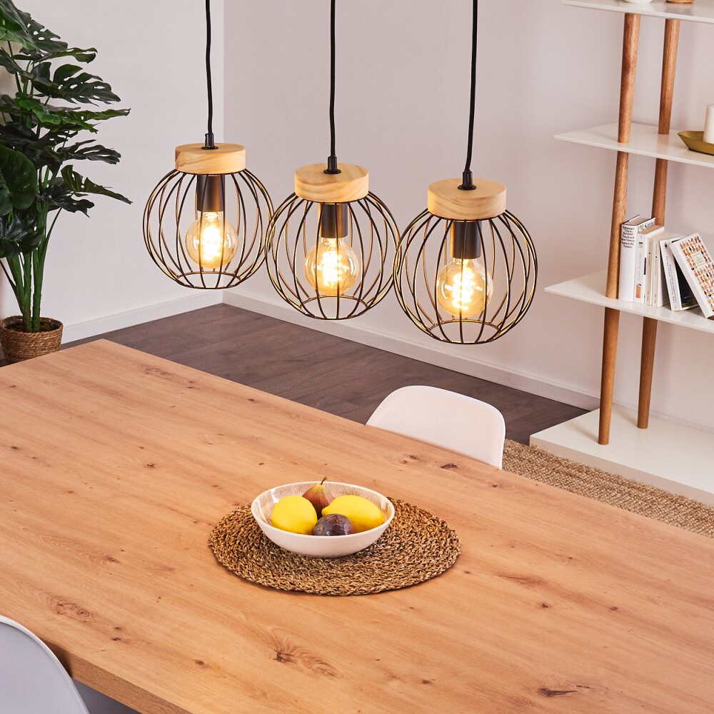Refresco Lampa Wisząca Czarny, 3-punktowe main product photo