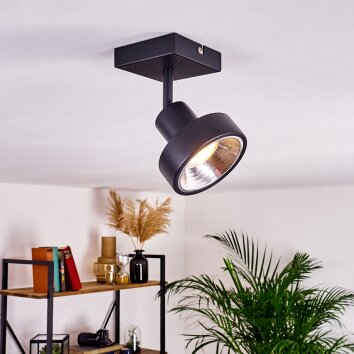 Chagres Lampa Sufitowa Czarny, 1-punktowy