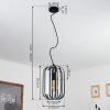 Quesada Lampa Wisząca Czarny, 1-punktowy