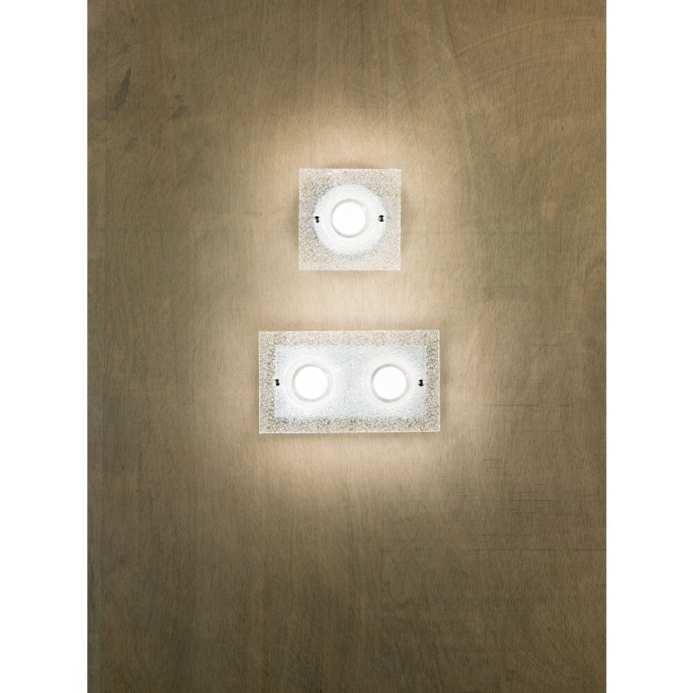 Fabas Luce Bali Lampa ścienna LED Srebrny, 2-punktowe main product photo