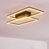 Cheka Lampa Sufitowa LED Czarny, 2-punktowe, Zdalne sterowanie