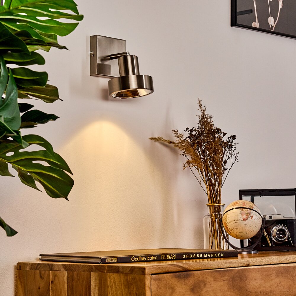 Chagres Lampa ścienna Nikiel matowy, 1-punktowy main product photo
