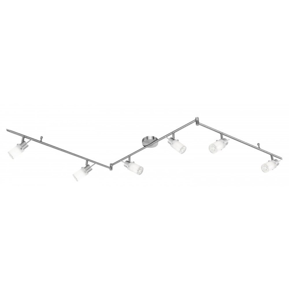 Leuchten Direkt MAX Lampa Sufitowa Stal nierdzewna, 6-punktowe main product photo