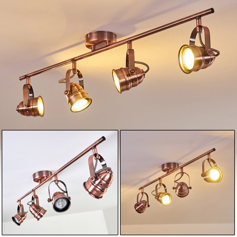 Aniak Lampa Sufitowa LED Miedź, 4-punktowe main product photo