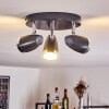 Idlewild Lampa Sufitowa LED Czarny, 3-punktowe