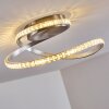 Saginaw Lampa Sufitowa LED Nikiel matowy, 1-punktowy, Zdalne sterowanie, Zmieniacz kolorów