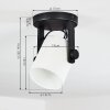 Gibraltar Lampa Sufitowa Czarny, 1-punktowy