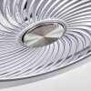 Nagoya wentylator sufitowy LED Biały, 1-punktowy, Zdalne sterowanie