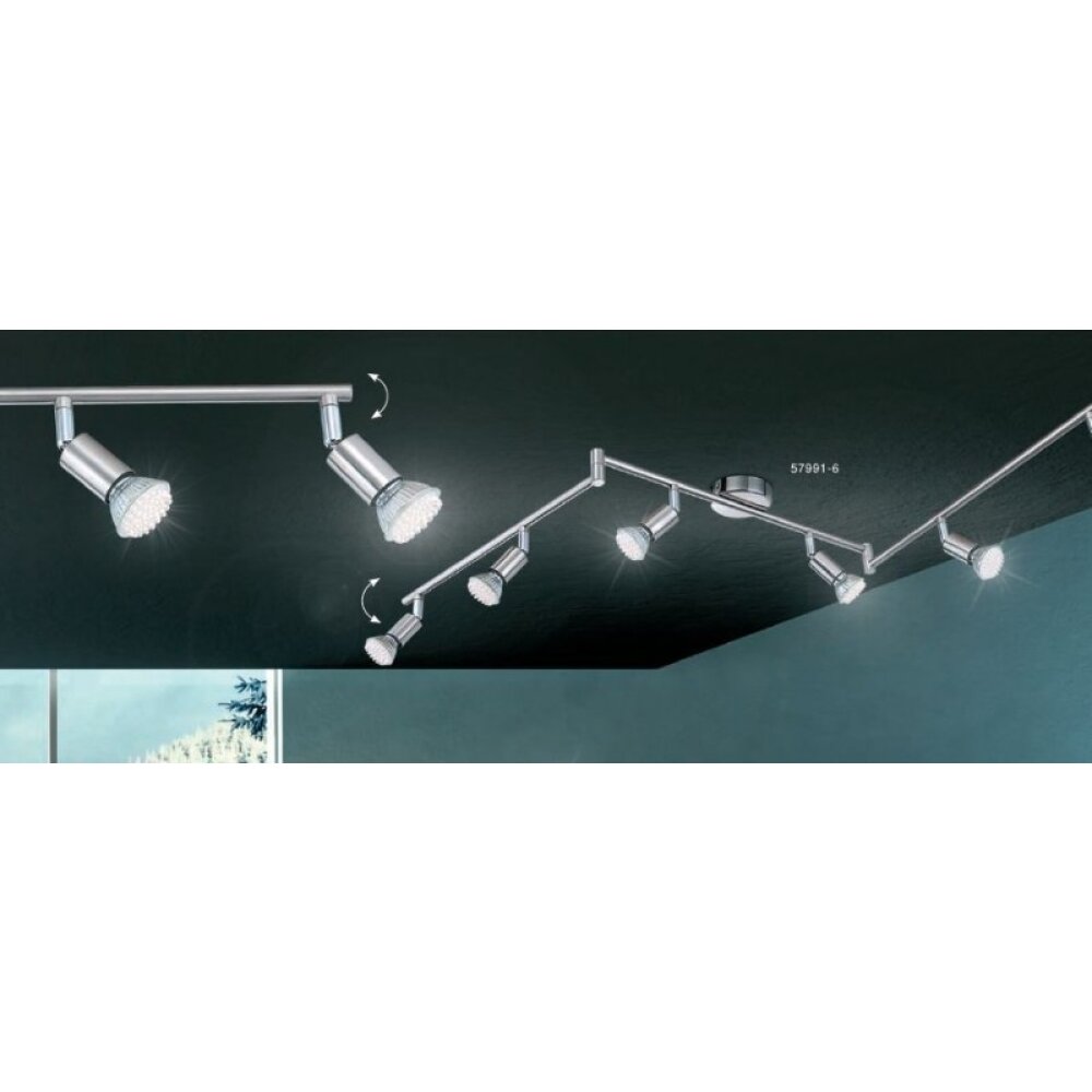 Globo MATRIX reflektor Stal nierdzewna, Nikiel matowy, 6-punktowe main product photo