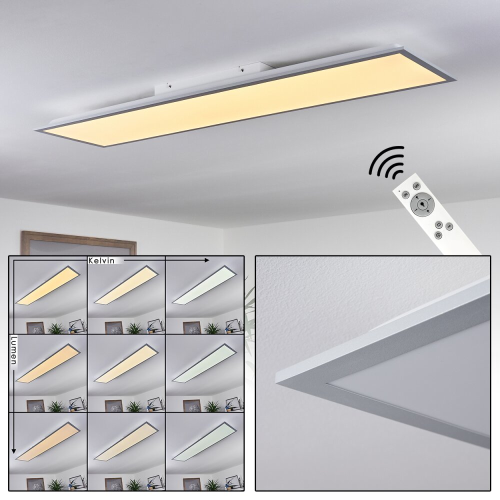 Nexo Lampa Sufitowa LED Biały, 1-punktowy, Zdalne sterowanie main product photo
