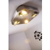 Granada lampa sufitowa LED Nikiel matowy, 4-punktowe
