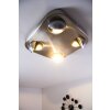 Granada lampa sufitowa LED Nikiel matowy, 4-punktowe
