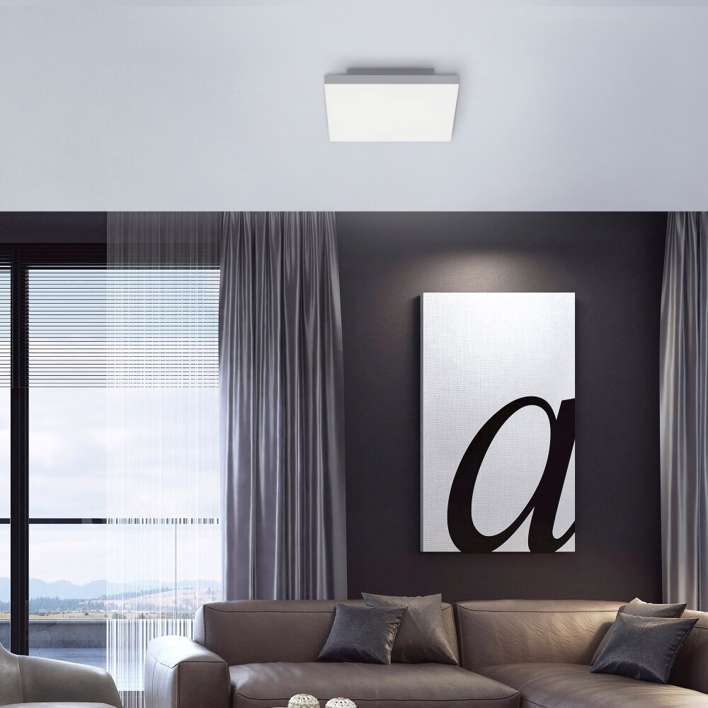 Leuchten-Direkt CANVAS Lampa Sufitowa LED Biały, 1-punktowy, Zdalne sterowanie main product photo