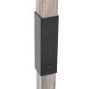 Steinhauer Gearwood Lampa Stojąca Antracytowy, Ciemne drewno, 2-punktowe