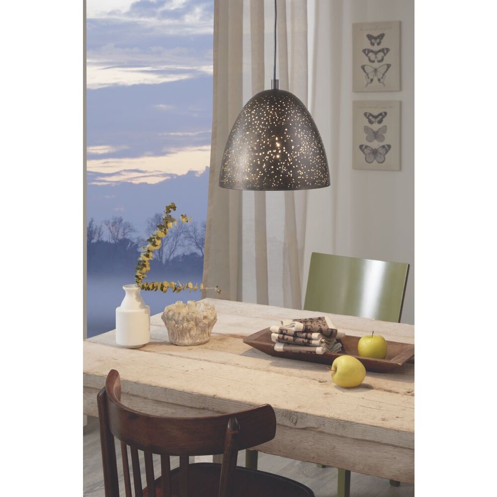 Eglo SAFI Lampa Wisząca Brązowy, Złoty, 1-punktowy main product photo