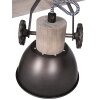 Steinhauer Gearwood lampy sufitowe listwy Antracytowy, Ciemne drewno, 4-punktowe