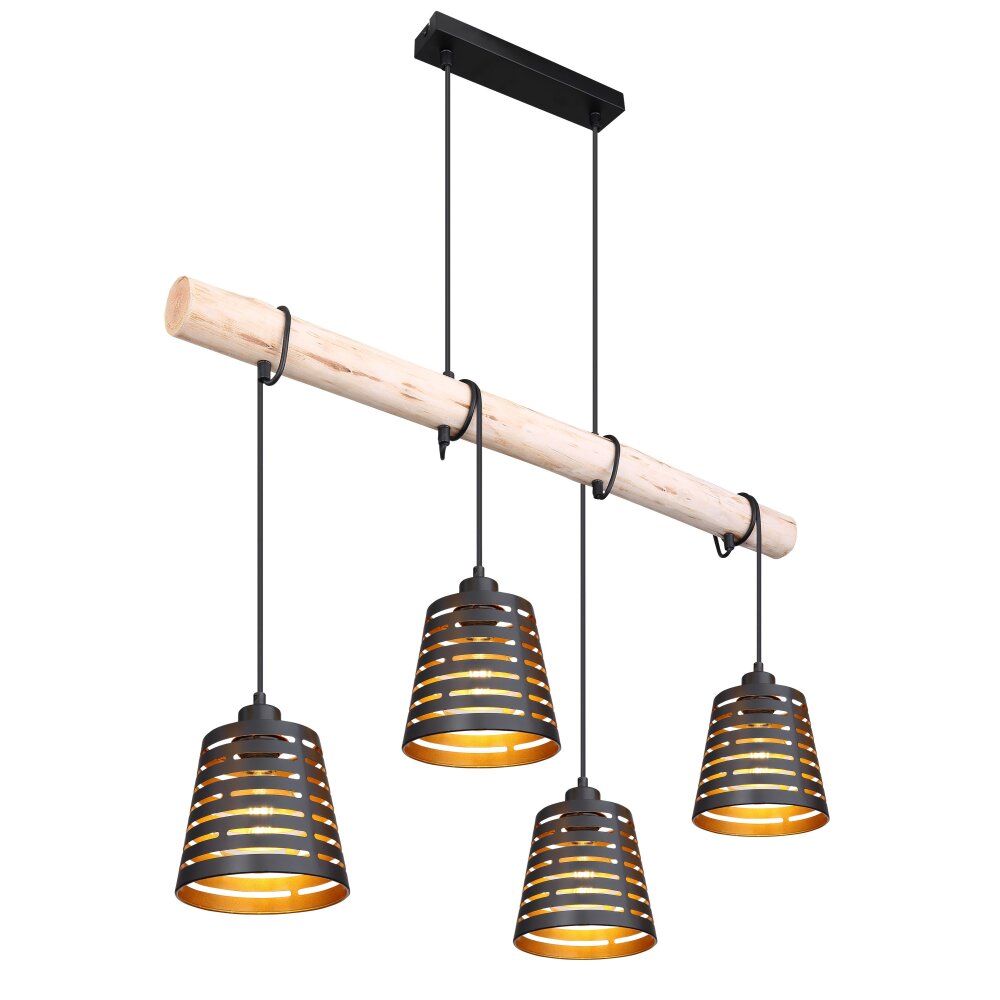 Globo ABLONA Lampa Wisząca Czarny, 4-punktowe main product photo