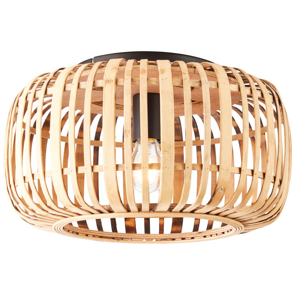 Brilliant Woodrow Lampa Sufitowa Czarny, 1-punktowy main product photo