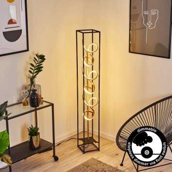 Pericos Lampa Stojąca LED Czarny, 3-punktowe